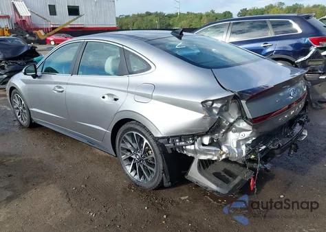 2021 Hyundai Sonata Limited из США, поврежденный, VIN 5NPEH4J2XMH124713